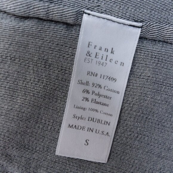 Frank & Eileen Dublin Tailored Blazer Washed Black - Picture 10 of 11